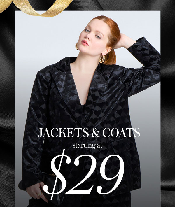 Jackets & Coats Starting at $29