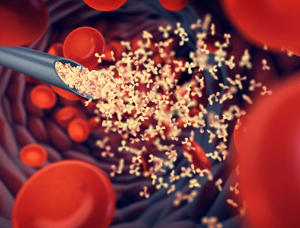 In this illustration, an mRNA vaccine messages cells to make the viral proteins that elicit an immune response.