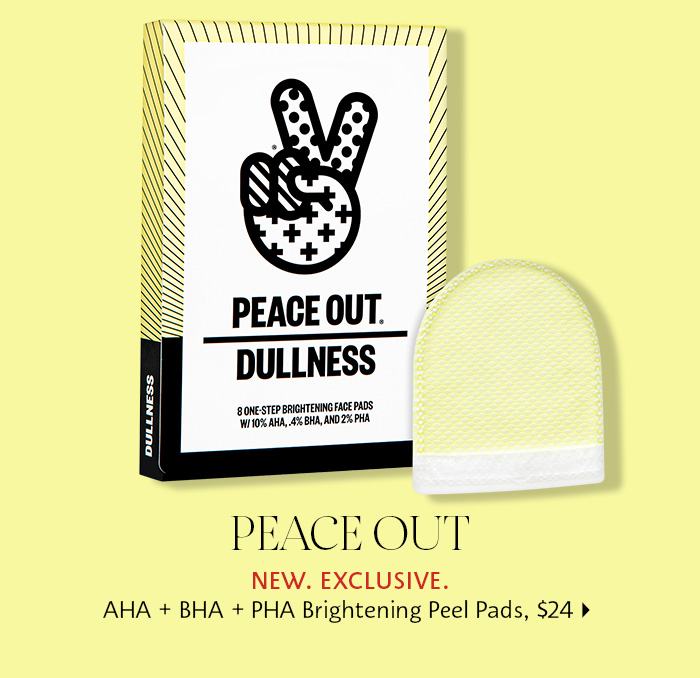 Peace Out AHA + BHA + PHA Brightening Peel Pads