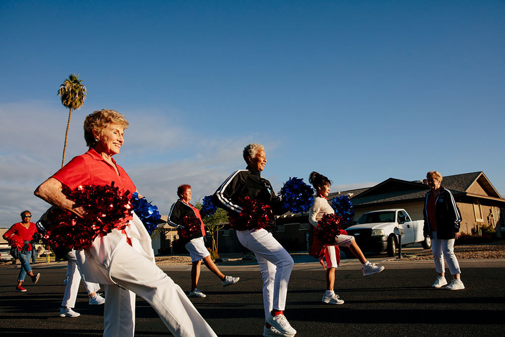 Women dance