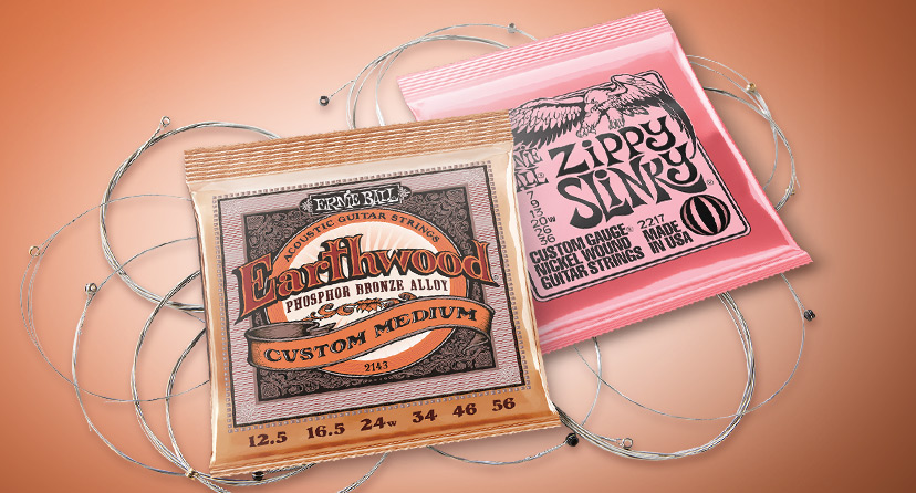 Feel the difference with a setup. Get a set of free Slinky or Earthwood strings when you by any setup. Now thru July 26. Get details