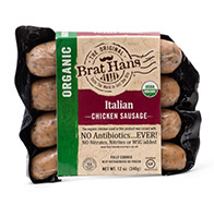 Brat Hans Organic Chicken Sausage