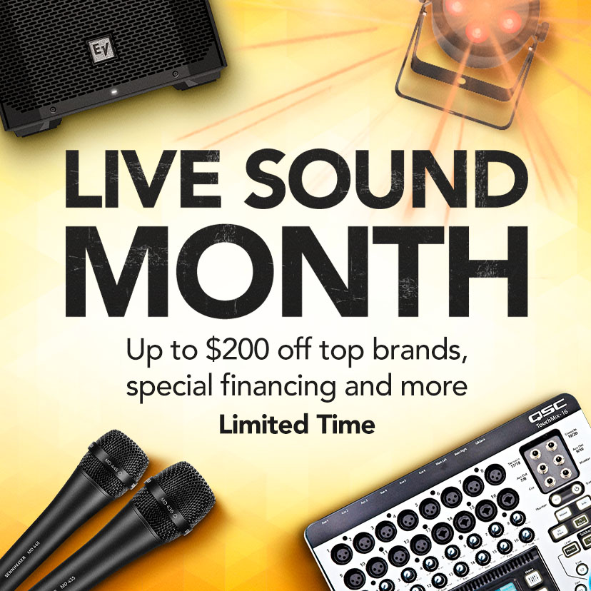 Live Sound Month. Up to $200 off top brands, special financing and more. Limited Time. Shop Now