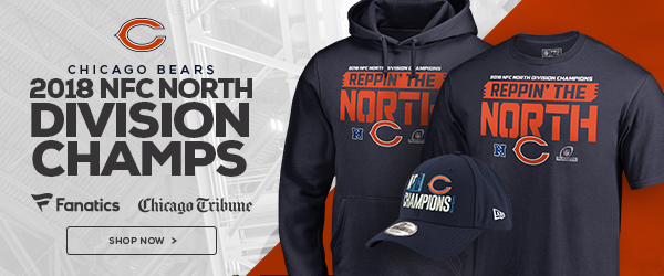 Shop Bears 2018 NFC North Division Championship Gear!