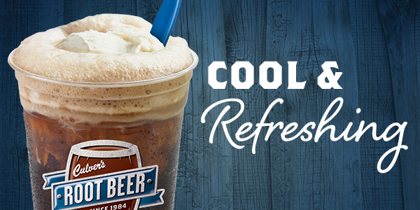 Enjoy Root Beer Floats at Culver's!