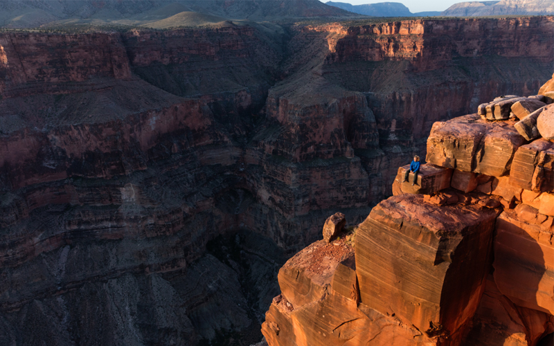 In Grand Canyon National Park, Toroweap Overlook is the North Rim’s best vantage point to catch a sunrise and—approximately 3,000 feet below—the Colorado River.