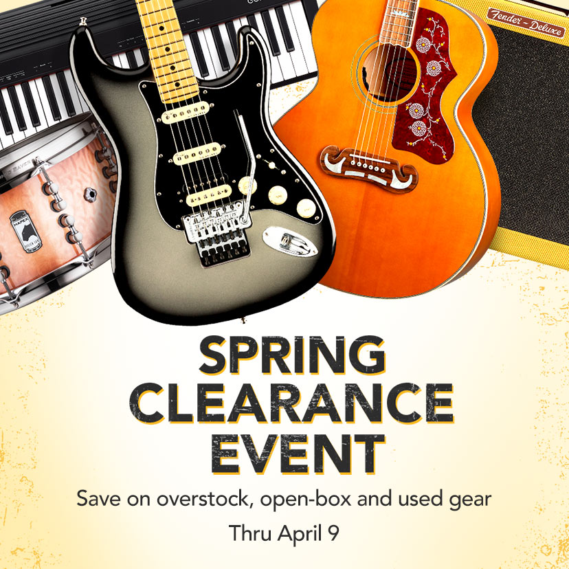 Spring Clearance Event. Deep discounts on overstock and used gear, plus members save extra on open box. Thru April 9. Shop Now