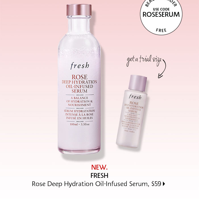 Fresh Rose Deep Hydration Oil-Infused Serum