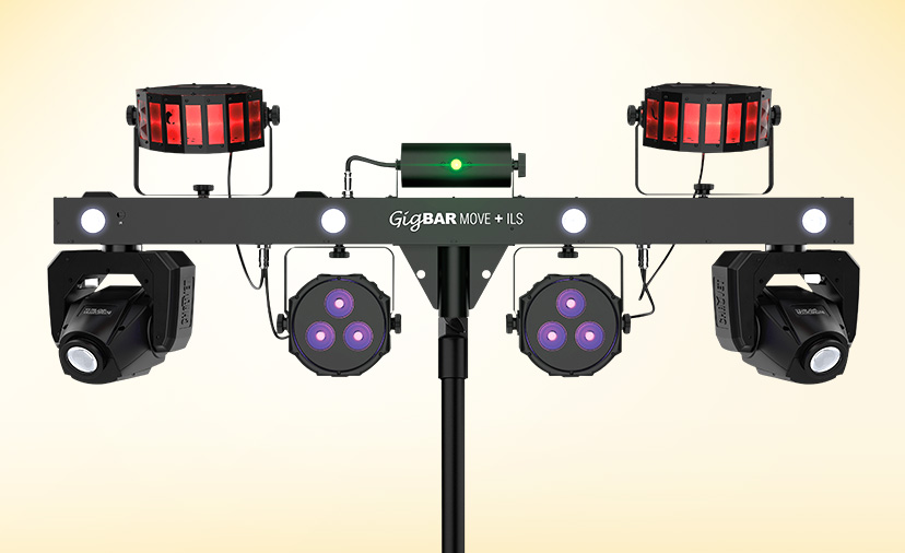 Chauvet DJ GigBar Move + ILS. Expandable, coordinated lighting with wireless control. Shop now