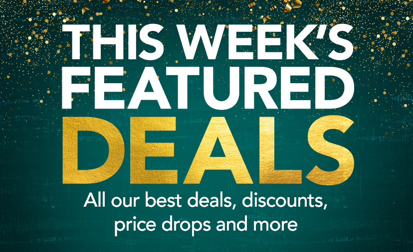 This Week's Featured Deals. All our current deals, discounts, price drops and more. Shop now