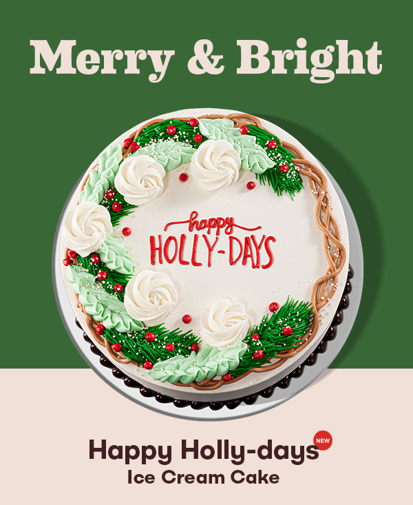 Happy Holly-days Cake "Merry & Bright"