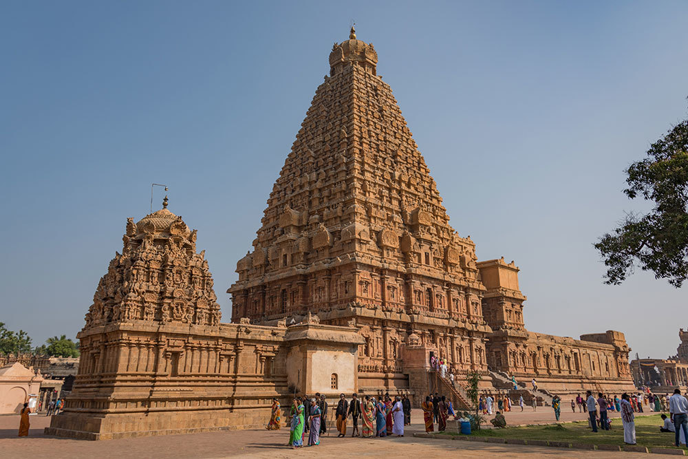 A picture of a large, ornate temple