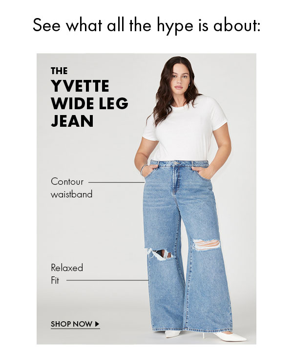 Yvette wide leg jean