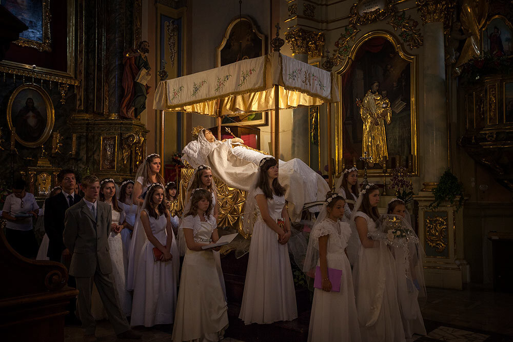 A Polish Mass on August 12 celebrating the assumption of Mary into heaven.