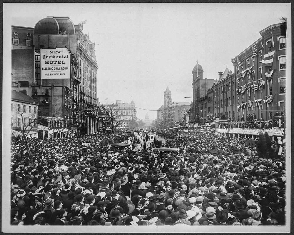 A 1913 march for women's voting rights