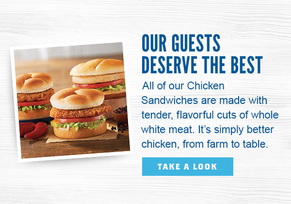 Learn more about our Chicken Sandwiches