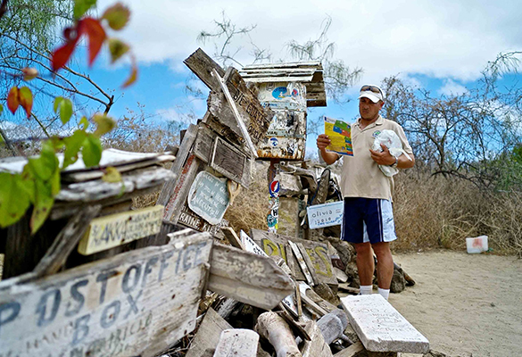 Post Office Bay began as an ingenious system for 18th-century whalers to send letters home.