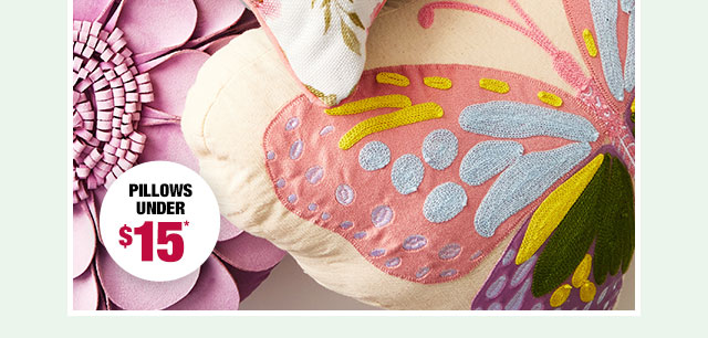 Pillows under $15*