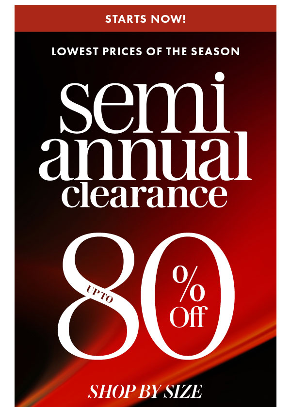 Shop Semi Annual Clearance