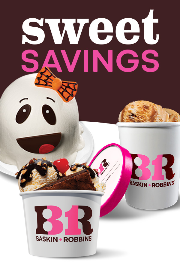 "Sweet savings” with Trixie the Ghost Cake, Fresh-Pack of Pumpkin Cheesecake and a Sundae