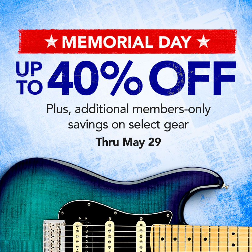 Memorial Day. Up to 40% off. Plus, additional members-only savings on select gear. Thru May 29. Shop Now