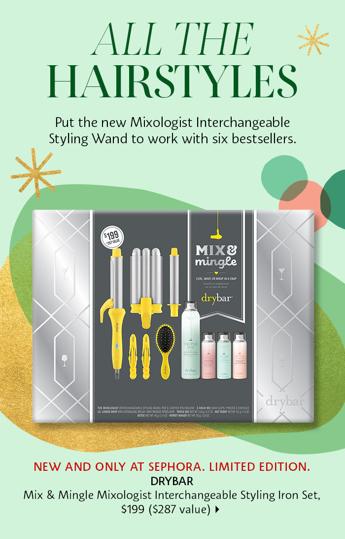 Drybar Mix & Mingle Mixologist Interchangeable Styling Iron Set