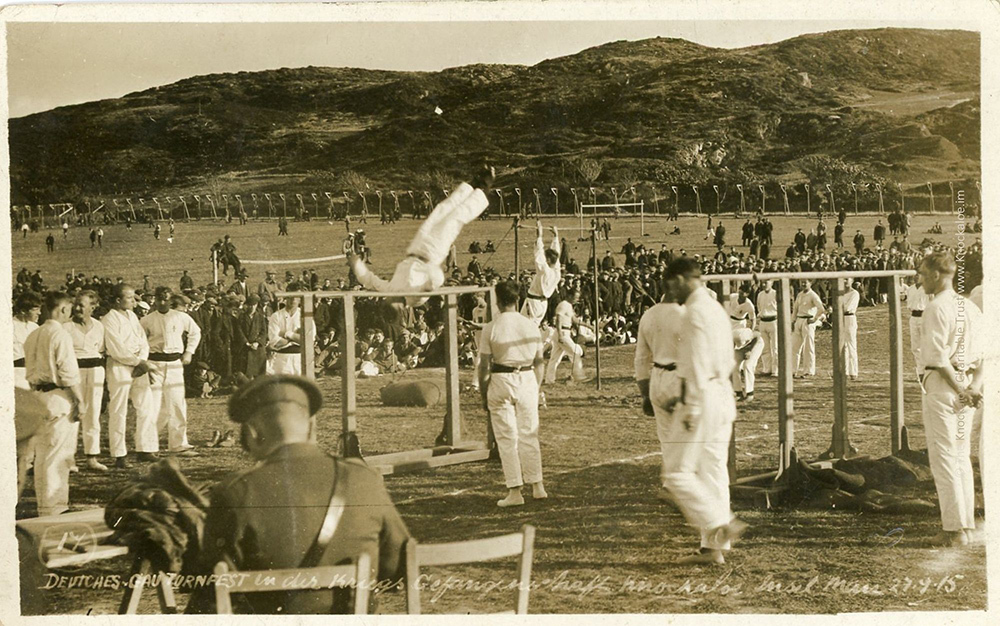 Pilates' observation of feral cats moving around the camp—and how they stayed in condition on meagre rations—was said to be the fundamental in the development of his technique, which he called contrology. with resistance, balance and poise critical to the discipline, it shared many qualities with gymnastics, of which there was an eager following at Knockaloe.