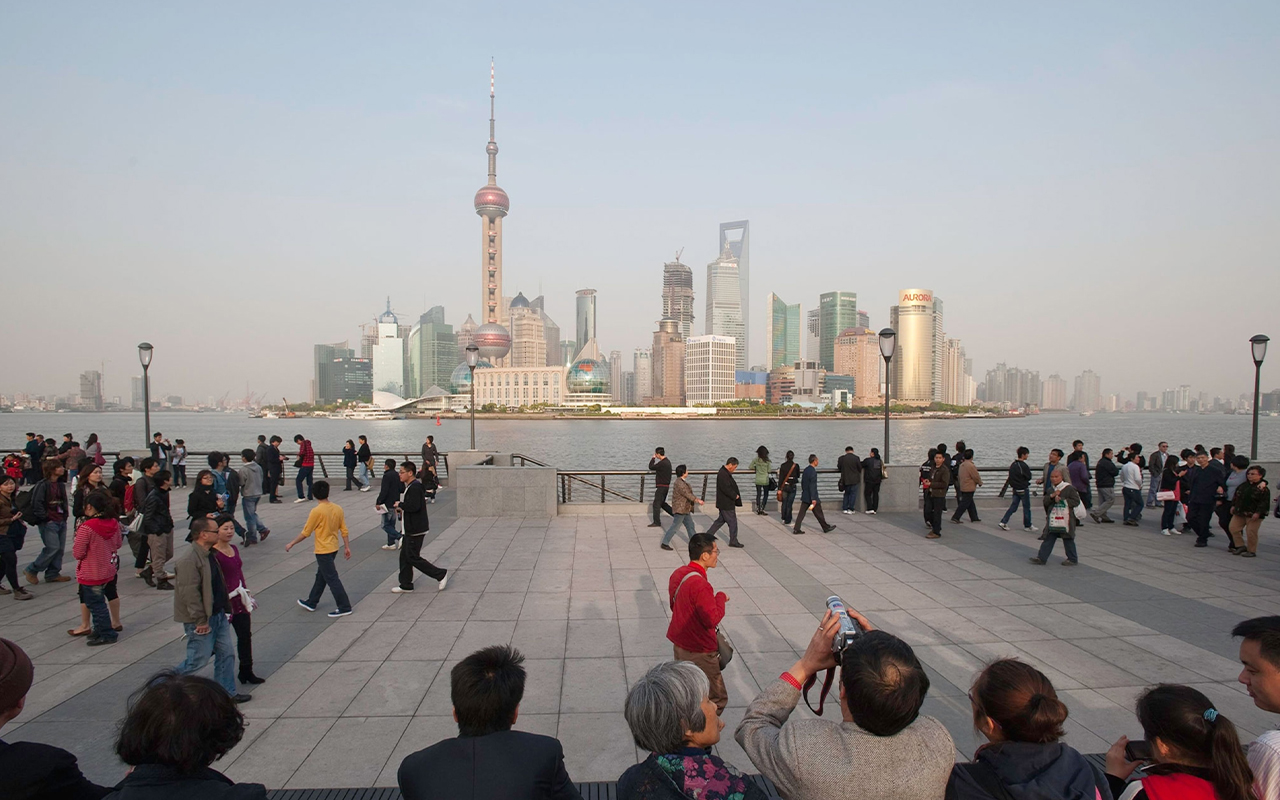 Three decades ago the skyline in Pudong, on the east bank of the Huangpu River in Shanghai, did not exist.