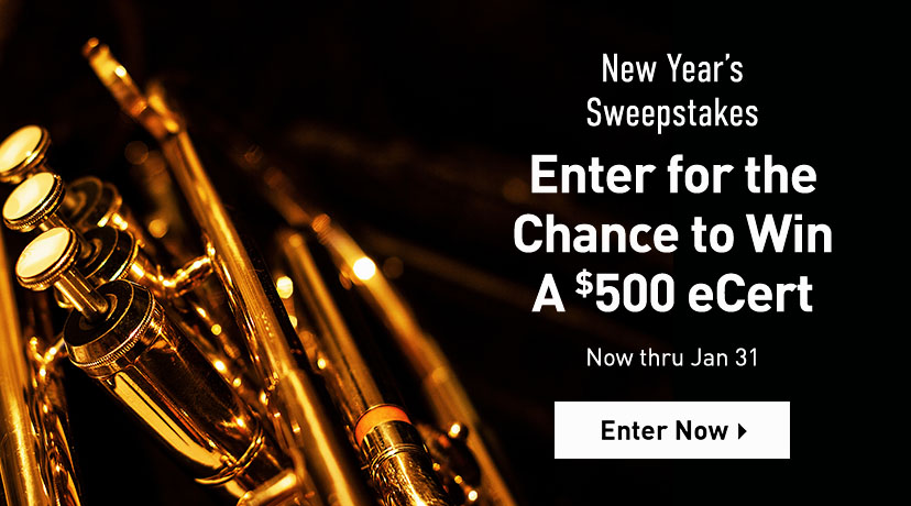 New year's sweepstakes. Enter for the chance to win a $500 eCert. Now thru Jan 31. Enter now