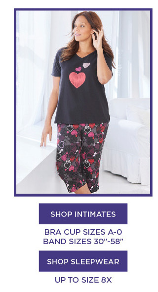 Shop Intimates and Sleepwear