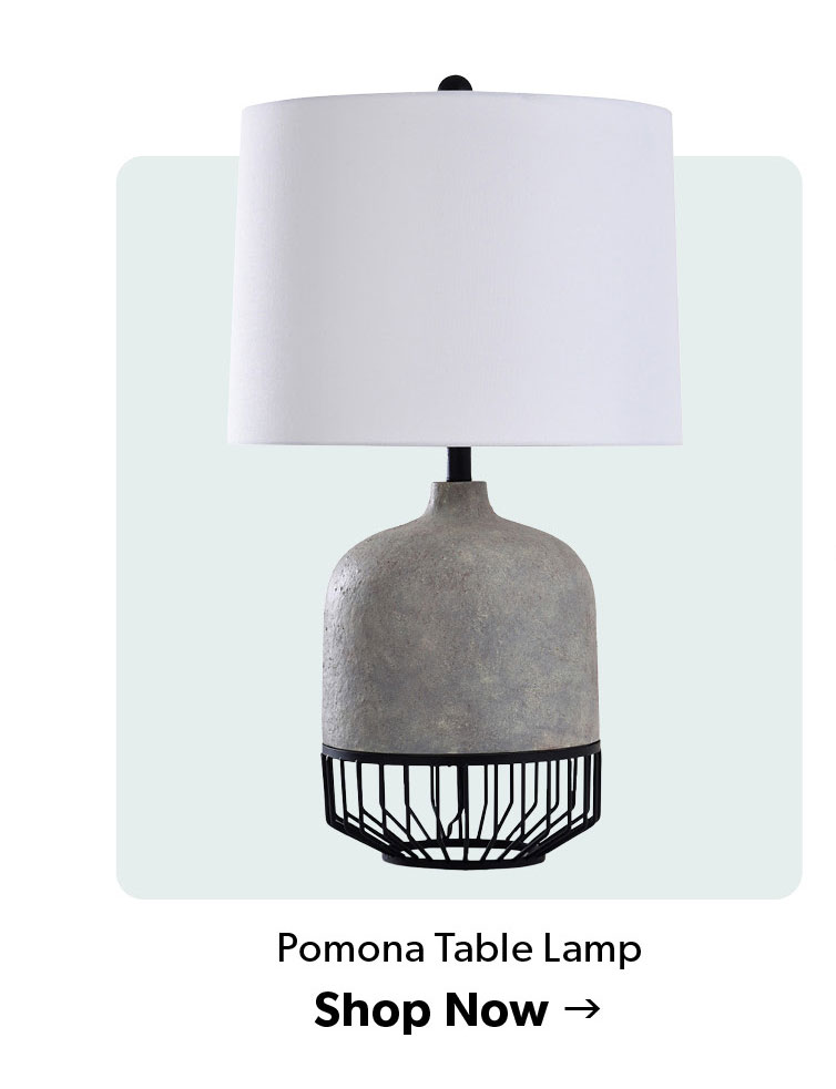 Pomona Table Lamp. Click to shop now.