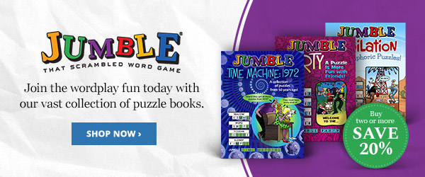 Jumble, that word scramble game