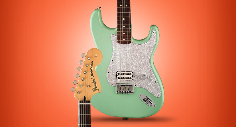 New Fender Tom DeLonge. Single-humbucker Stratocaster with special engraved neckplate. Shop now