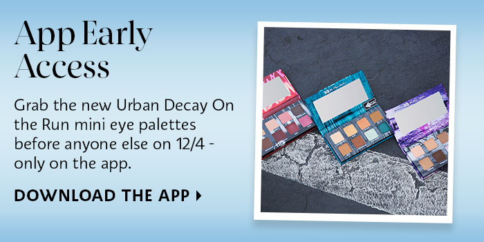 App Early Access - Urban Decay Mini Palettes