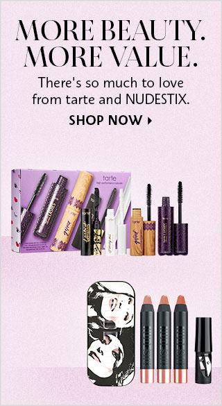 Shop Now Value Sets from tarte and Nudestix