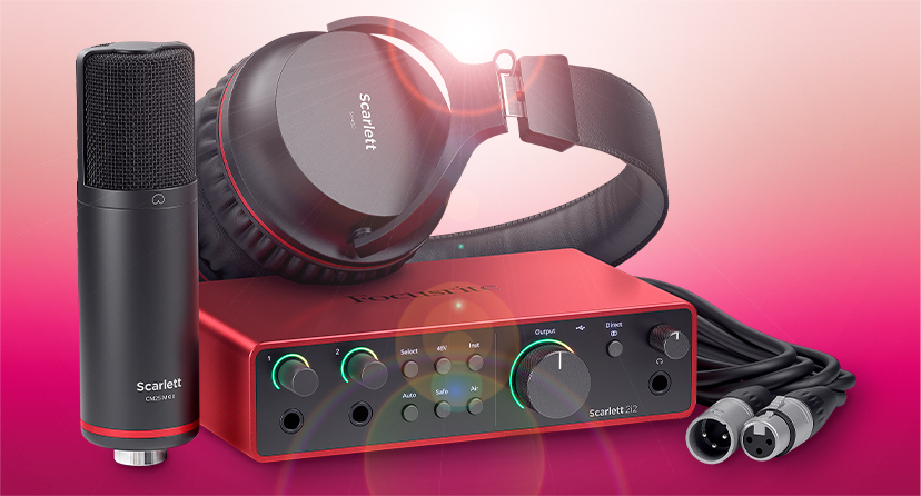 New Focusrite Scarlett Gen 4. Record confidently with Auto Gain, RedNet converters and app control. Shop now