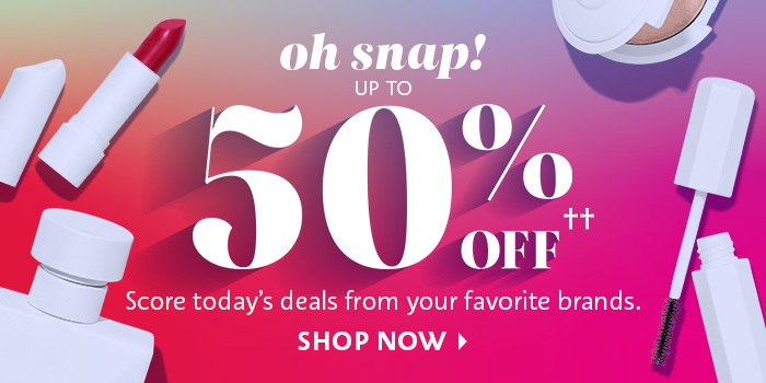 Oh Snap! 50% Off!