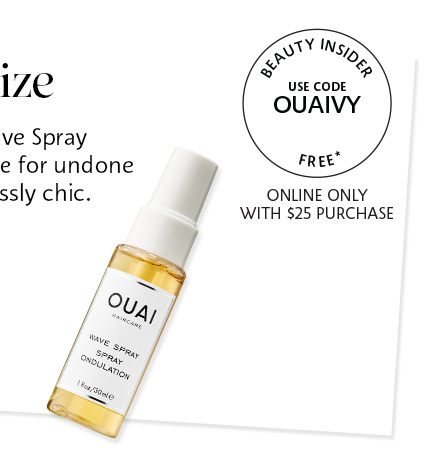 Get a Trial Size Ouai Wave Spray*