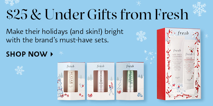 Fresh 25 and under gifts