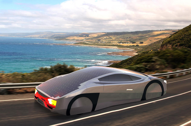 Solar powered car