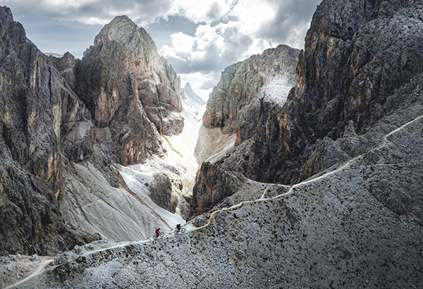 An extreme mountain bike trek in the Dolomites is one of many adventures travelers find in northern Italy.
