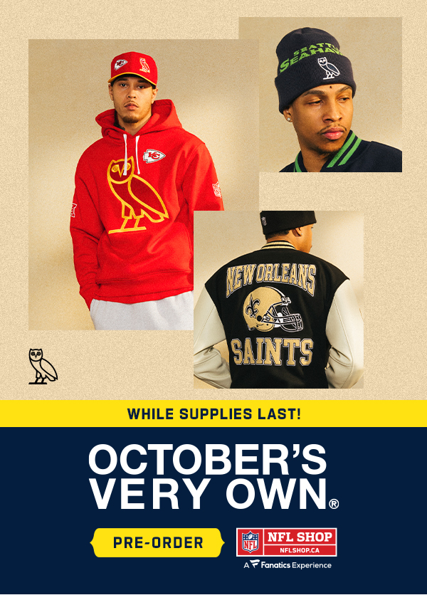 Pre-order October's Very Own NFL Shop Collection