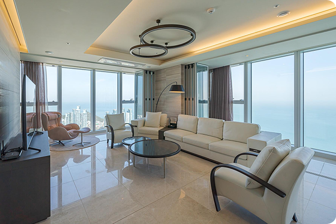 See the sights and relax in your private home rental in Busan, South Korea.