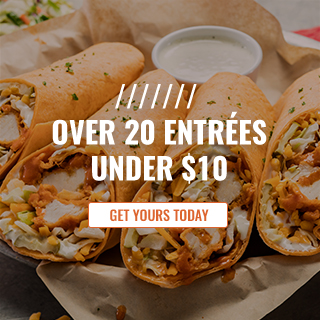 Over 20 Entrées Under $10