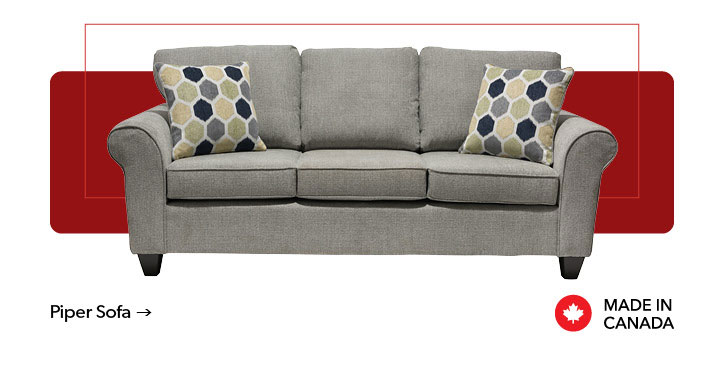 699 dollars and 99 cents. Featured Piper Sofa. Click to Shop.