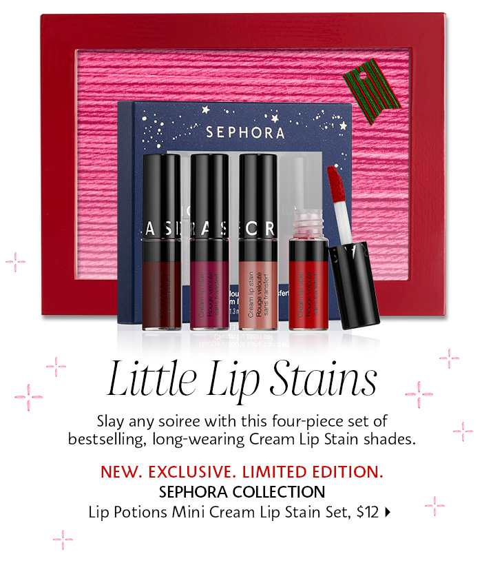 SC Lip Potions Mini Cream Lip Stain Set