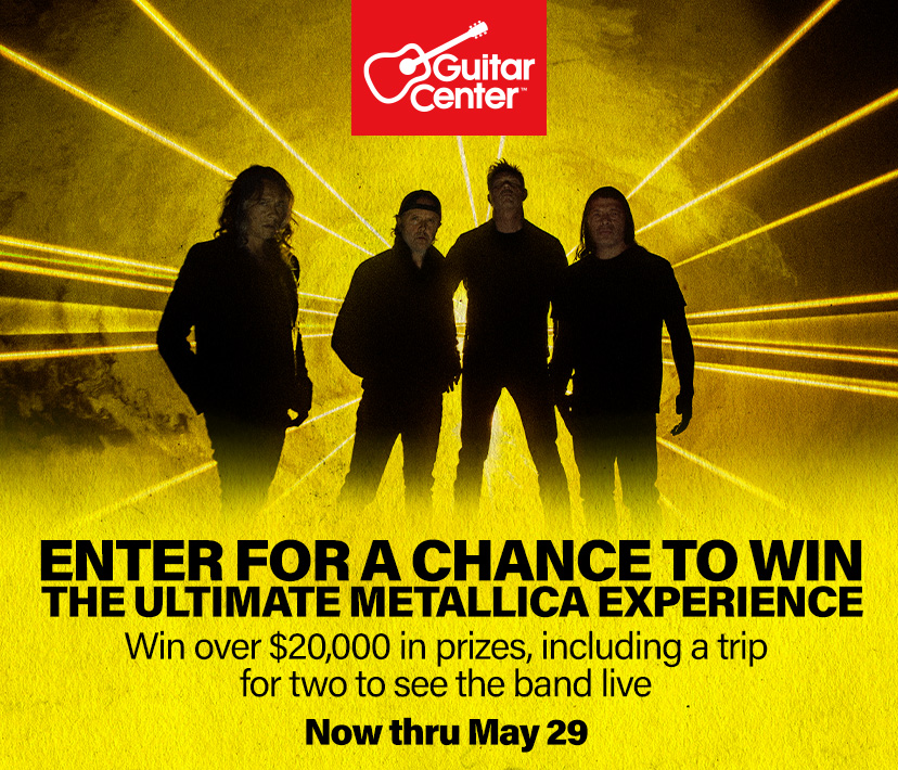 Enter for a chance to win the ultimate Metallica experience. Win over $20,000 in prizes, including a trip for two to see the band live. Now thru May 29. Get details