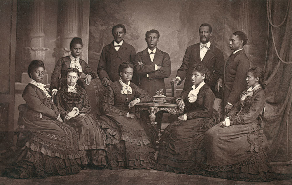 A picture of the Fisk Jubilee Singers