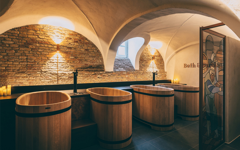 The Complete Spa at Bath & Barley can accommodate up to eight people at a time.