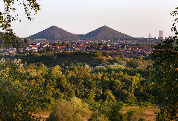 Many of the coal slag heaps in northern France’s Nord-Pas-de-Calais mining region have been rehabilitated, drawing visitors to unique cultural and natural attractions.